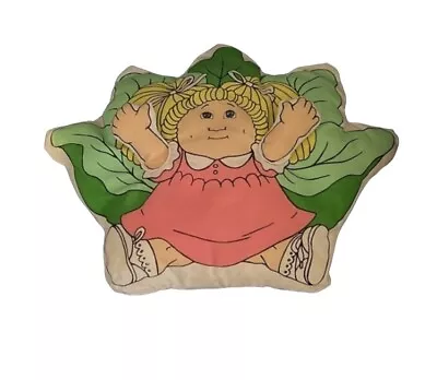 Vtg Cabbage Patch Pillow Open Arms Pink Dress 1984 • $19.99