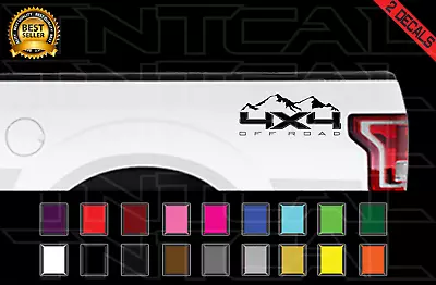 $13.49 • Buy 4x4 Off Road Mountains Decal Set Fits: 2009-2018 Ford F-150 Truck Vinyl Stickers