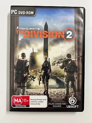 Tom Clancy's The Division 2 (PC 2019) - VGC - Rated MA15+ - 6 Disc Set - Tested • $35