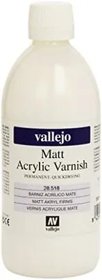 Premium Vallejo Model Color 500 Ml Matt Acrylic Varnish These Are Acrylic Col U • £20.05