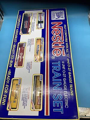 Nestle 6 Unit O-27 Gauge Electric Train Set New In Box • $250