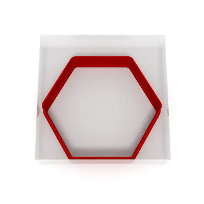 £3.49 • Buy 8CM Hexagon Cookie Cutter Biscuit Dough Icing Shape Biscuit Cake 6 Sides 