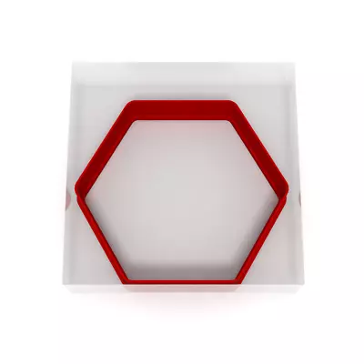 £3.49 • Buy 8CM Hexagon Cookie Cutter Biscuit Dough Icing Shape Biscuit Cake 6 Sides 