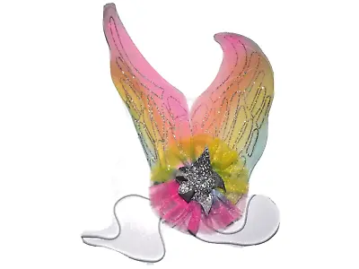 Rainbow Fairy Wings Butterfly Costume Wings Tinker Bell One Size For Child MR • $5.36