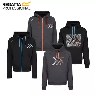 Regatta Mens Overhead Zip Up Hoodie Hoody Hooded Fleece Sweatshirt Top RRP £65 • £19.99