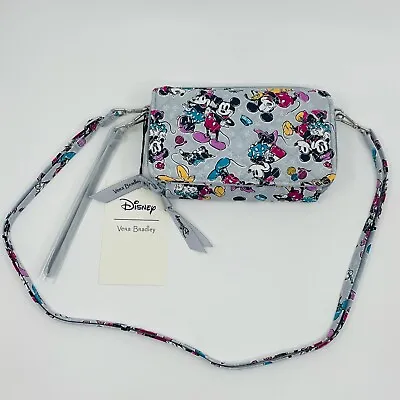 Disney Mickey Mouse & Friends Piccadilly Paisley RFID Crossbody Bag Vera Bradley • $74.40