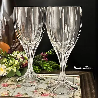 Berkeley Wine Glasses By Mikasa Vintage Drinkware Wine Glasses Blown Glass -2pc* • $72