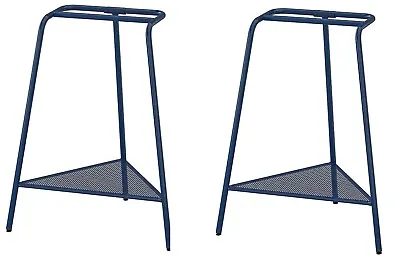 2 X IKEA ALL PURPOSE TILLSLAG Trestles Dark BlueTable  Stand Legs004.709.96 • £49.99