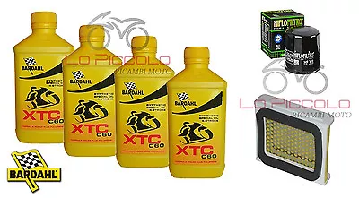 Cutting Kit 4 Lt Bardahl Xtc + Kawasaki Gpz 500 1990 1991 Air & Oil Filter • £63.32