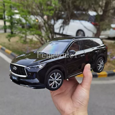 1:18 Scale New Infiniti QX60 SUV 2022 Metal Diecast Car Model Black • $129.96