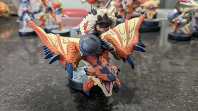 $50 • Buy Nintendo Amiibo Monster Hunter Stories ONE-EYED RATHALOS & RIDER BOY