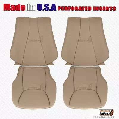 2000 - 2006 Mercedes Benz S430 S500 S600 Front Bottoms-Tops Perf Vinyl Cover TAN • $560.02