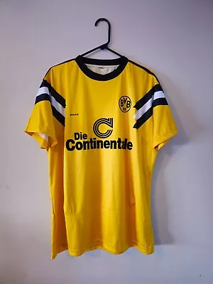 ULTRA RARE VINTAGE RETRO 1988 Adidas Borussia Dortmund Cup Jersey Puma Reus • $19.50
