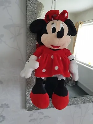 Disney Minnie Mouse 11  Plush With Suction Pad Hanger For Car/window/mirror • £2.99