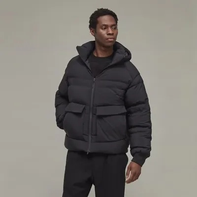 Y-3 Adidas Puffy Down Mens Jacket    Black.  HA5556 • $728.92