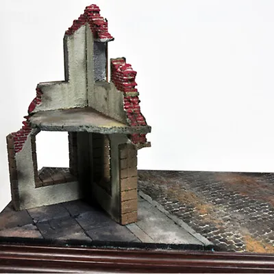 1/35 Scale Scenery Layout Warfare Buildings Ruins House  Dioramas Kits • $17.35