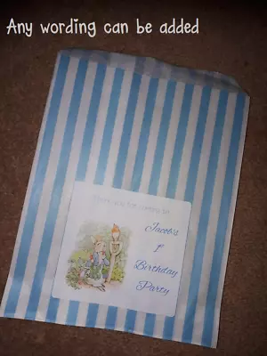 £1.99 • Buy Personalised Party Bags Sweet Buffet Classic Peter Rabbit Christening Naming Day