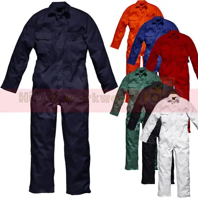 Boilersuit Safety Work Coveralls Stud Overalls Mens Tuff Workwear Unisex 240gsm • $38.65