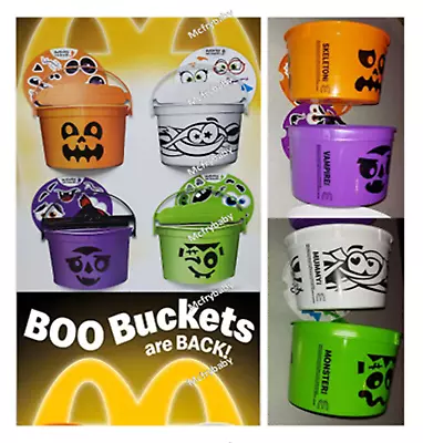 HOT! 2023 McDonald's Halloween Pails / Buckets (SELECT) NEW • $7.99