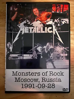 Metallica - Live In Russia 1991 DVD Lars Ulrich James Hetfield Kirk Hammett • $13.55