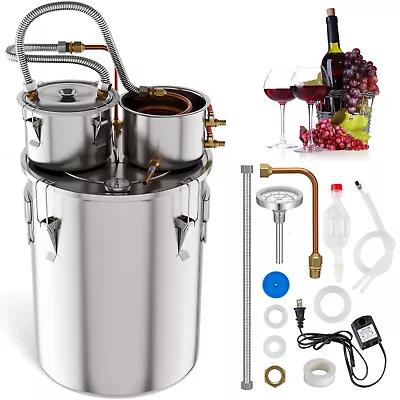 9.6 Gal Moonshine Still Water Wine Alcohol Distiller Brewing Kit With Water Pump • $127.50