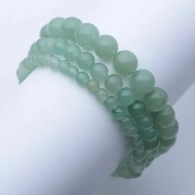 $1.03 • Buy 4-8mm Stretchy Stone Bracelets Assorted Natural Gemstone Beads Healing Reiki