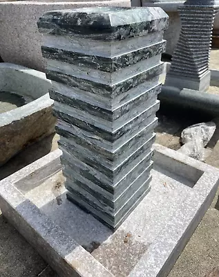 Modern Gray Marble Self-Contained Fountain • $500