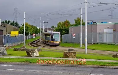 £1.70 • Buy Photo  Luas Red Line Tramway At Cookstown The Tramway Is About To Enter Cookstow