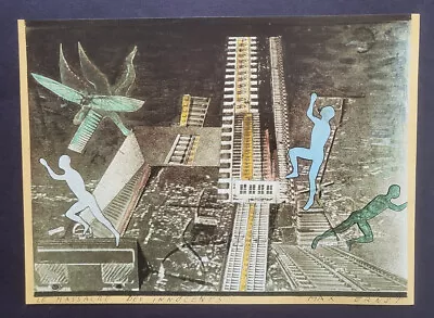 Max Ernst  The Massacre Of The Innocents   Mounted Offset Color Lithograph 1977 • $39.99