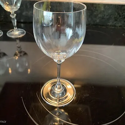 Mikasa Crystal STEPHANIE 7” Wine Glass Thin Ribbed Optic • $19.99