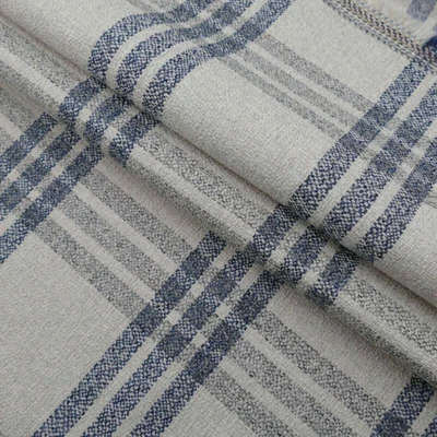 £0.99 • Buy Multi Texture Check Woollen Linen Look Durable Soft Furnishing Upholstery Fabric
