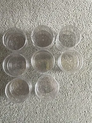 £0.99 • Buy Small Clear Jewellery Findings Beads Pills Storage Boxes Small Round Containers