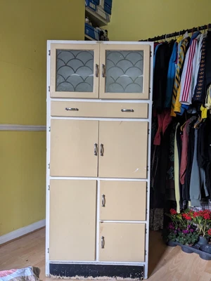 Vintage/retro Kitchenette Kitchen Cupboard  1950s/60s ‘Maidsaver By Lusty’ • £45.83