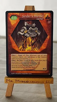 Magi Nation Duel - Sinder's Mantle - Cald Relic - Awakening * Fire Armor • $10