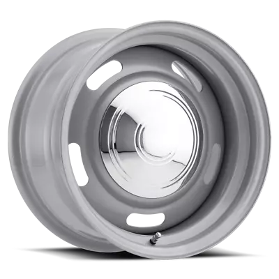 1 New  Silver Paint Vision  Rally 15x10 5-114.30/120.65  (47604) • $69