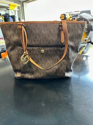 Michael Kors Tote Pre-owned Brown Great For Work • $40