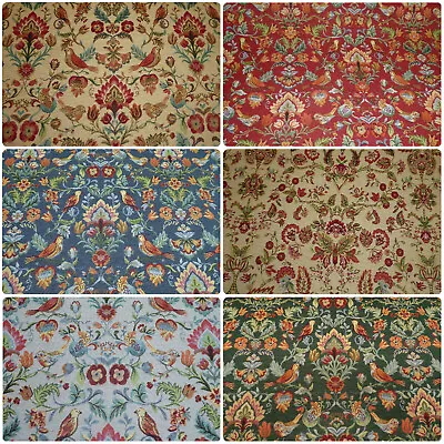 £12.95 • Buy WILLIAM MORRIS STYLE TAPESTRY - Upholstery / Curtain Fabric (Five Colours)