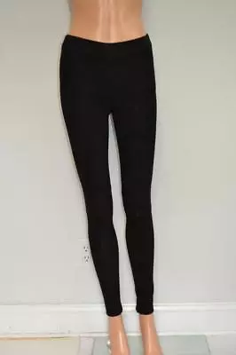 Vince Black Suede Pull-on Suede Pants Size XS $995 • $199