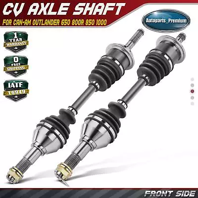 2pcs Front Left & Right CV Axle Assembly For Can-Am Outlander 650 800R 850 1000 • $118.99