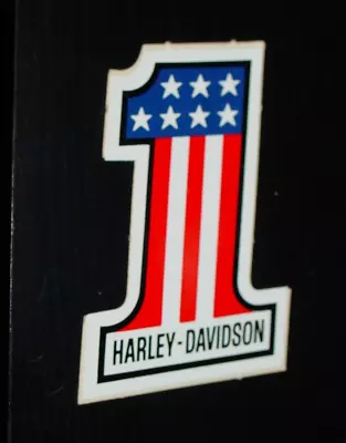 HARLEY DAVIDSON 1970's STICKER VINTAGE #1 MOTORCYCLE CHOPPER DECAL 2.5 X 3.5  • $11.95