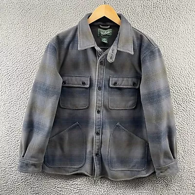 Woolrich West Ridge Shirt Jacket Men's Size Large Multicolor Shacket Button • $34.99