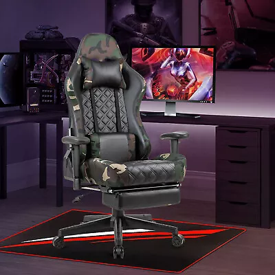 £89.99 • Buy Gaming Chair Recliner Swivel Office Ergonomic Executive PC Computer Desk Chairs