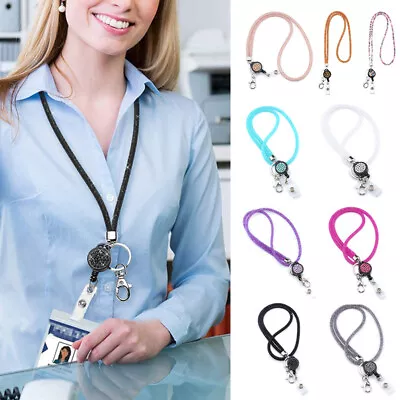 New Multi Color Rhinestone Neck LANYARD Keychain Key/ID/Cell Phone Holder  ` • £3.82