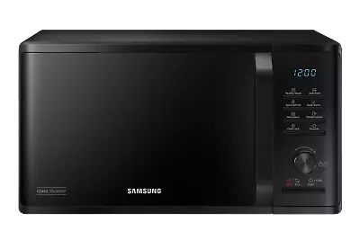 SAMSUNG MS23K3555EK/EU MW3500K Solo Microwave Oven With Health Steam 23L Black • £159