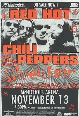 $12.95 • Buy Red Hot Chili Peppers Mini Concert Reproduction Poster Archival Quality 