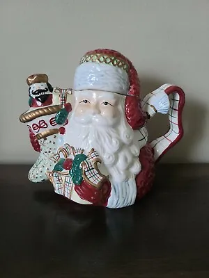 $11.95 • Buy St Nicholas Teapot AVON Collection Santa Claus W/ Box. Christmas Kitchen Decor