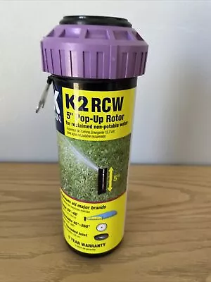 K-Rain K2 RCW 5  Sprinkler Pop-Up Rotor For Non-potable Water With Adj Key New • $16.99