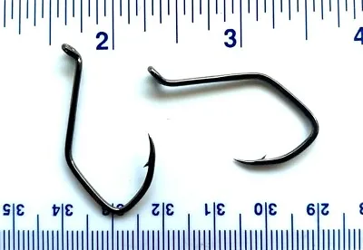 100 Matzuo 141010 Black Sickle Octopus Fish Fishing Hooks Size 3/0 - 100 Hooks • $14.99