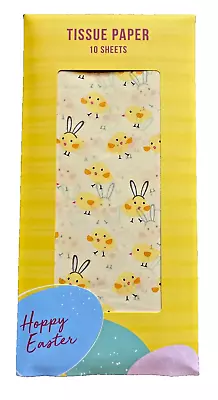 Easter Tissue Paper Pastel Yellow Chicks 10 Sheets Spring Craft Art Gift Wrap • £3.75