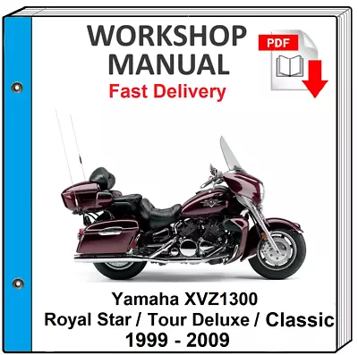 $8.99 • Buy Yamaha Xvz1300 Royal Star 1999 2000 2001 2002 2003 Service Repair Shop Manual